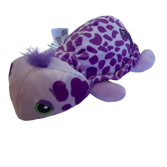 Cutetitos Purple Shellito Turrtlelito Burrito Plush Stuffed Animal 7" Leopard - Picture 1 of 6